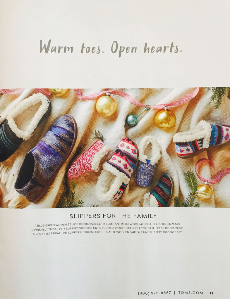 Toms Holiday Campaign _Holiday Slippers